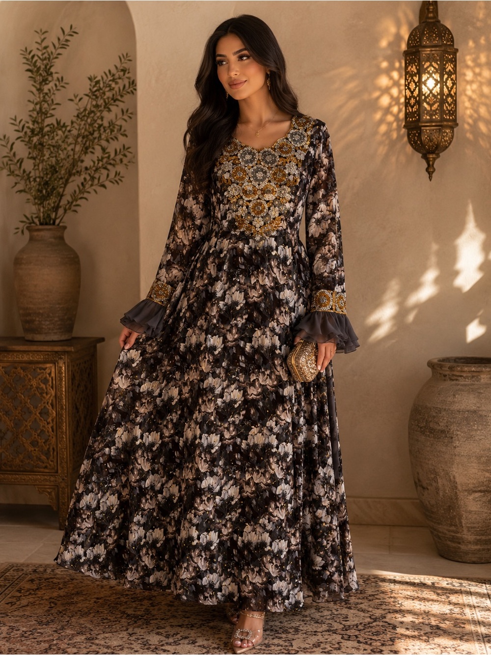 Dubai Makhowar Dress